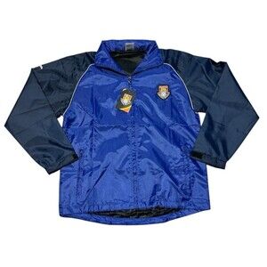 Challenger Sports British Soccer Rain Jacket Size Adult M Packable Hood NWT